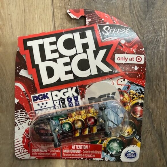 NEW Tech Deck Steeze Series DGK Skateboards Fingerboards Spin Master Target - Picture 1 of 1